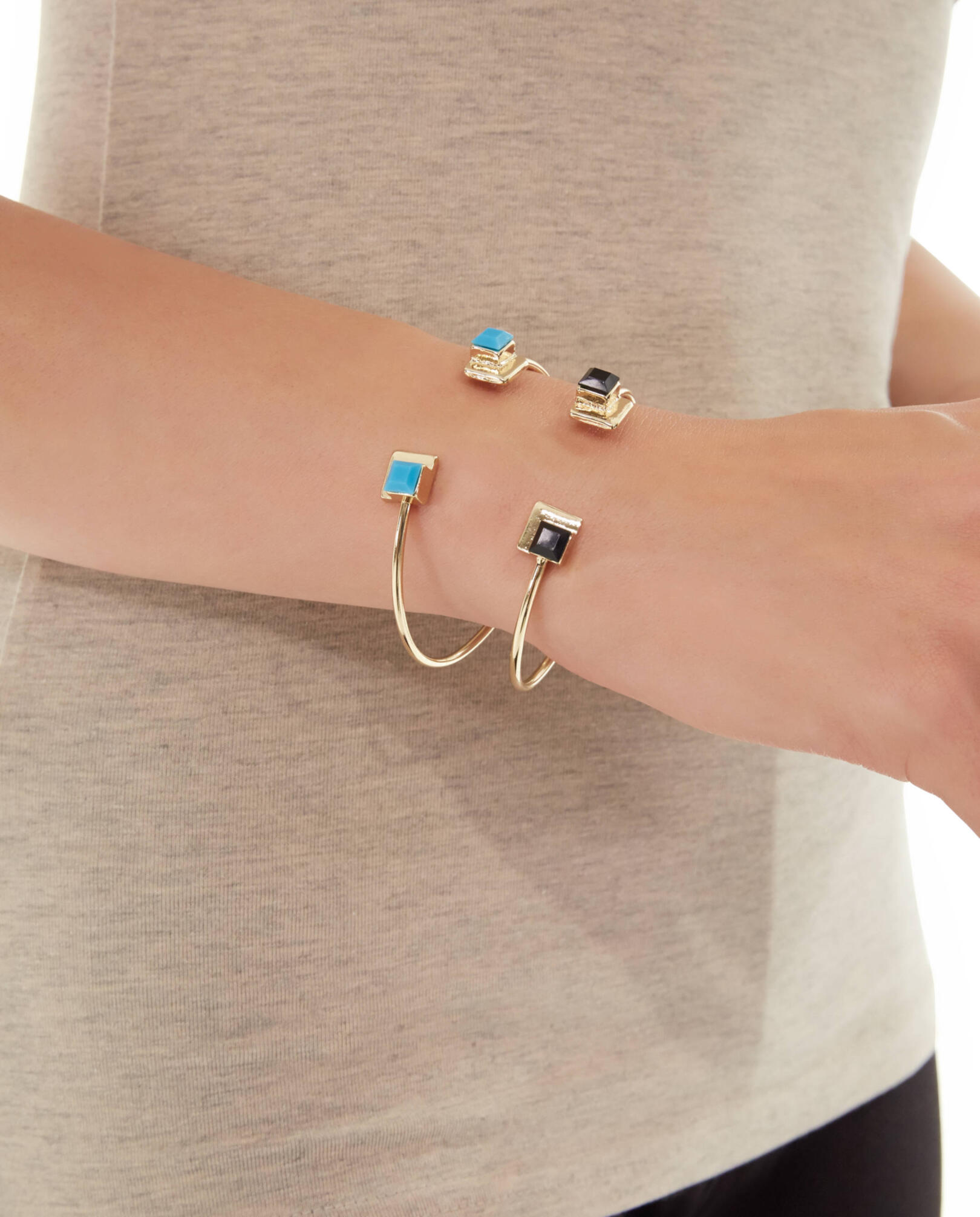 Gold Veritas Cuff Set