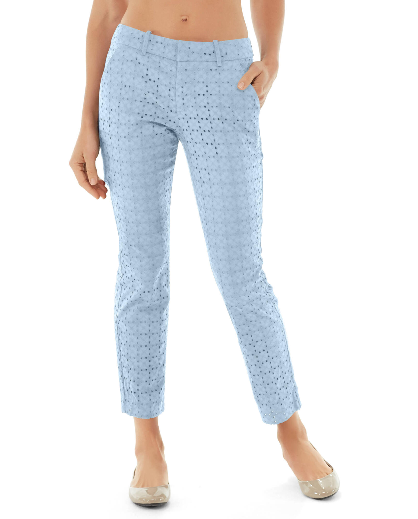 Bella Eyelet Capris